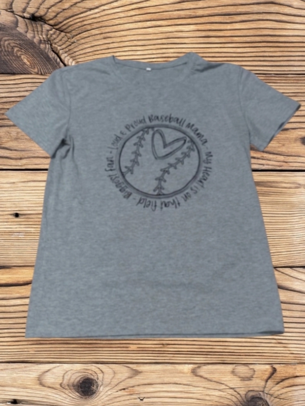 WOMEN'S NO NAME BASEBALL MOM SHIRT
